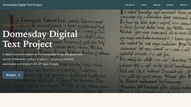 Domesday Digital Text Project