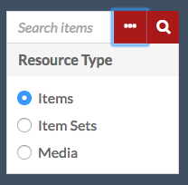 Advanced search options